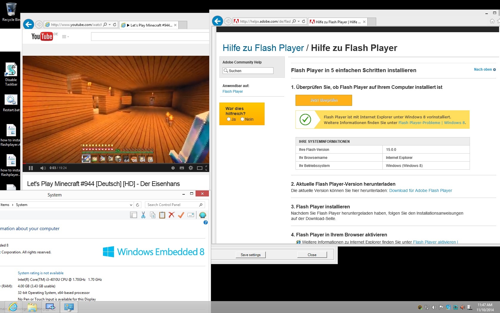 download adobe flash player for windows 8