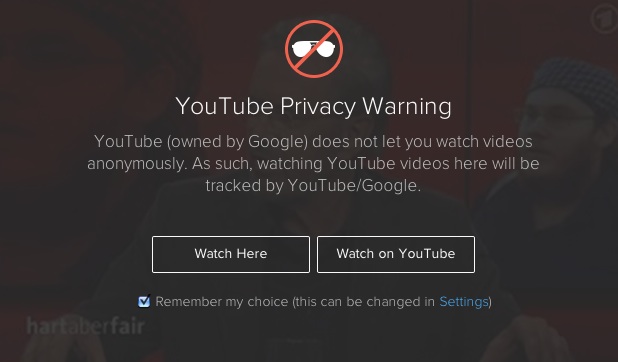 youtube and google are tracking you