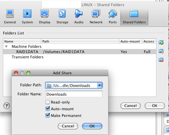 mount shared folder ubuntu virtualbox