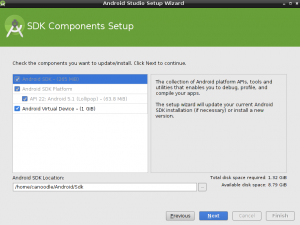 android studio components