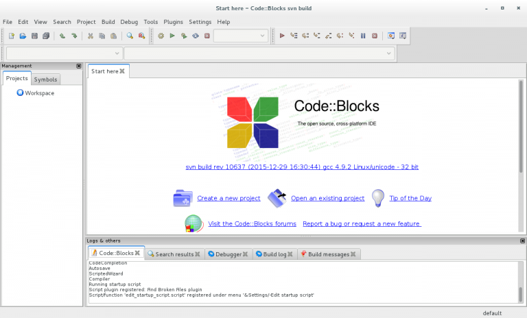 Настройка gtk в codeblocks linux