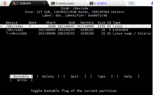 Cfdisk как пользоваться linux