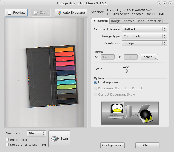 scanning with linux – brother and epson