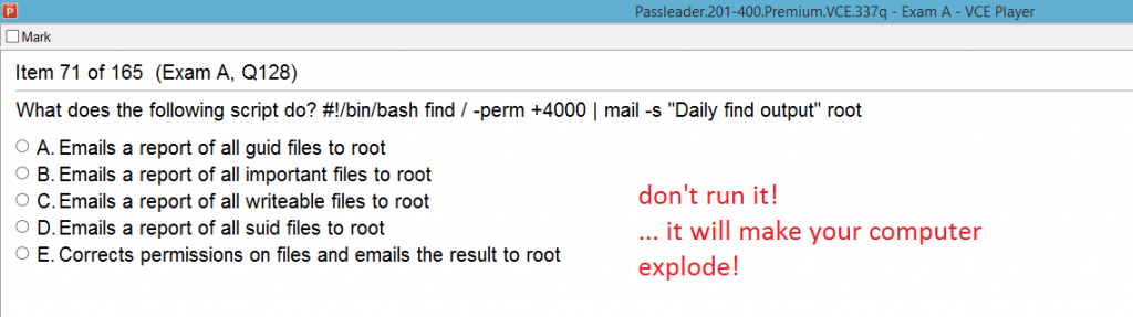 201-450 Exam Format