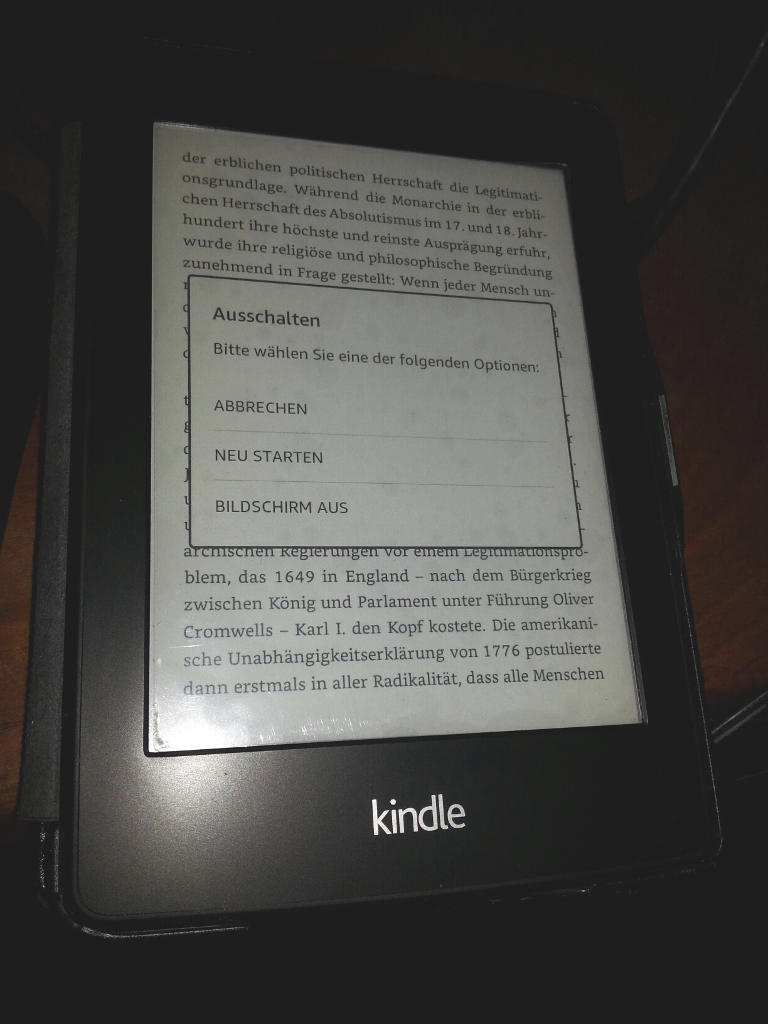 Amazon kindle – great battery and microphone but not possible to switch it off