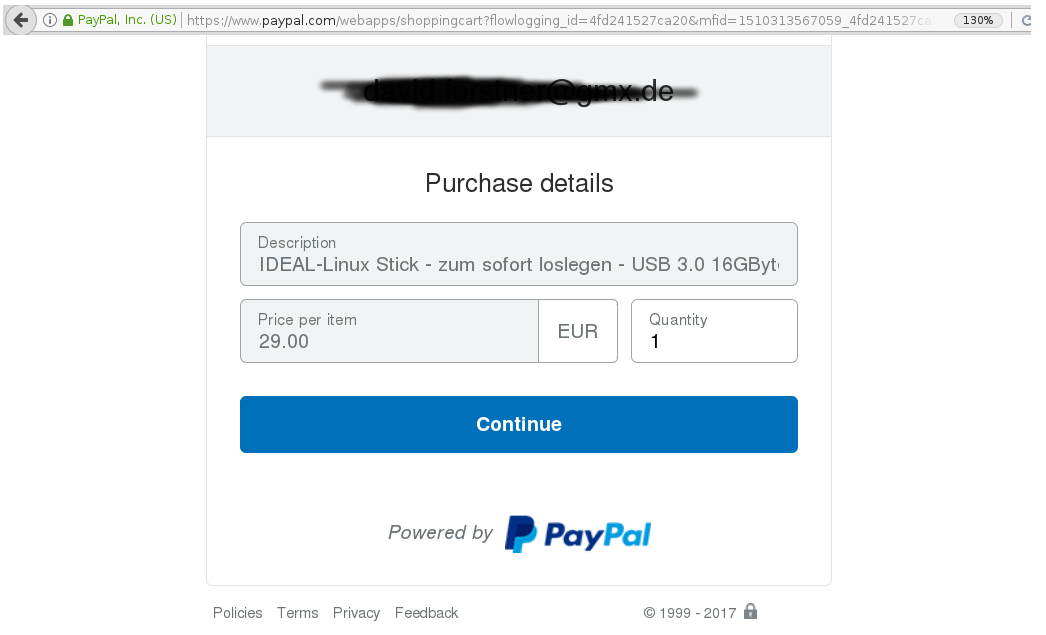 PayPal Fraud Scam (maybe) Chinese Dragon Panic draganpanic@gmx.at 500€ random money claim charging out of the blue – sinnfreie Forderung