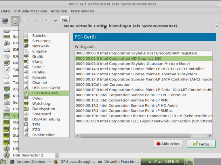 Управление kvm из windows