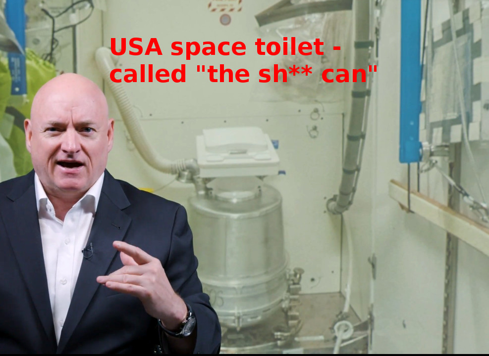 360 tour of international space station – this is what a space station toilet looks like