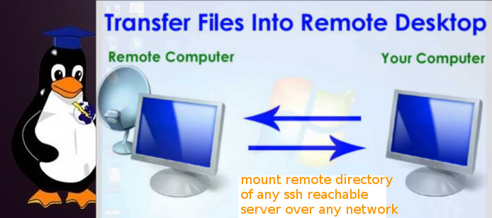 GNU Linux How To remote (via ssh-encrypted) mount (alternative to: cifs smb samba) folder over internet over ssh via sshfs)