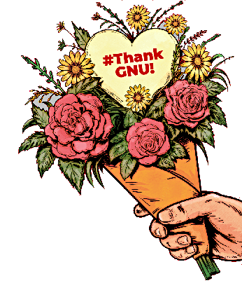 https://www.gnu.org/thankgnus/