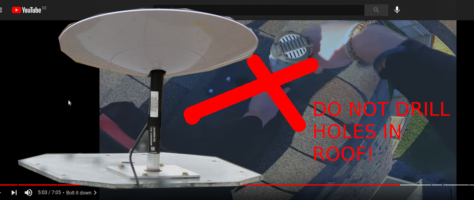 How to get StarLink Support – Roof Mounting StarLink Dish – NO HOLES IN ROOF DRILLING! – Ridgeline Roof Mount