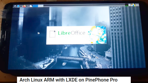 PinePhone Pro can run full blown LibreOffice