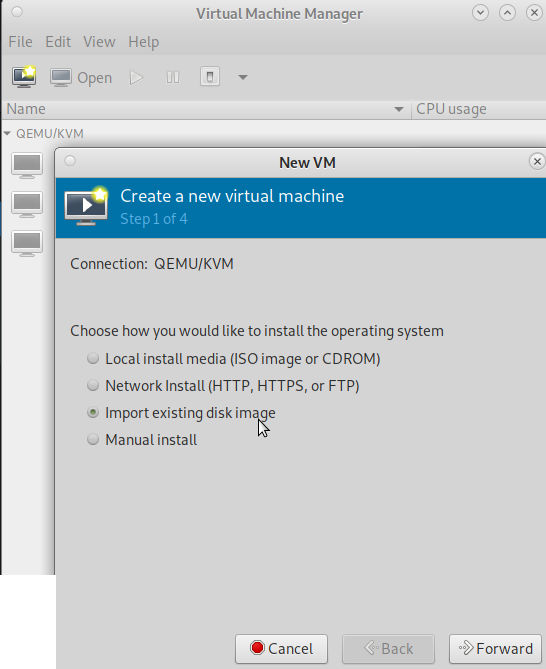 GNU Linux – how to migrate vm from virtualbox to kvm qemu – convert virtualbox vdi disk image to kvm qcow2 format