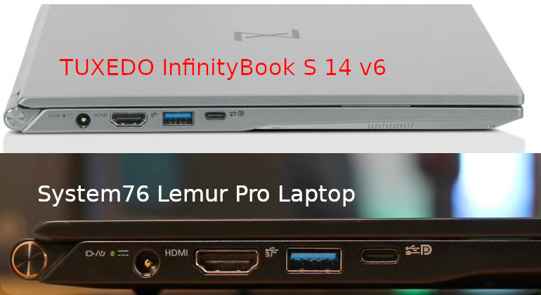 Hardware Review – TUXEDO InfinityBook S 14 Gen6 = System76 Lemur Pro = CLEVO L141MU = HYPERBOOK L14 ULTRA Laptop Notebook and USB-C to LAN dongles benchmark
