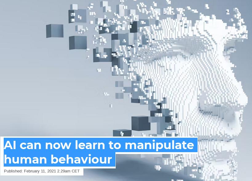 AI can now learn to manipulate human behaviour