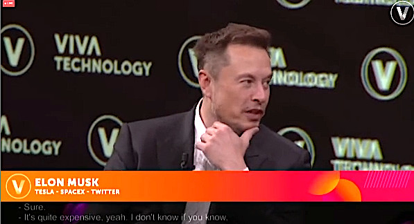 Musk quotes from Paris