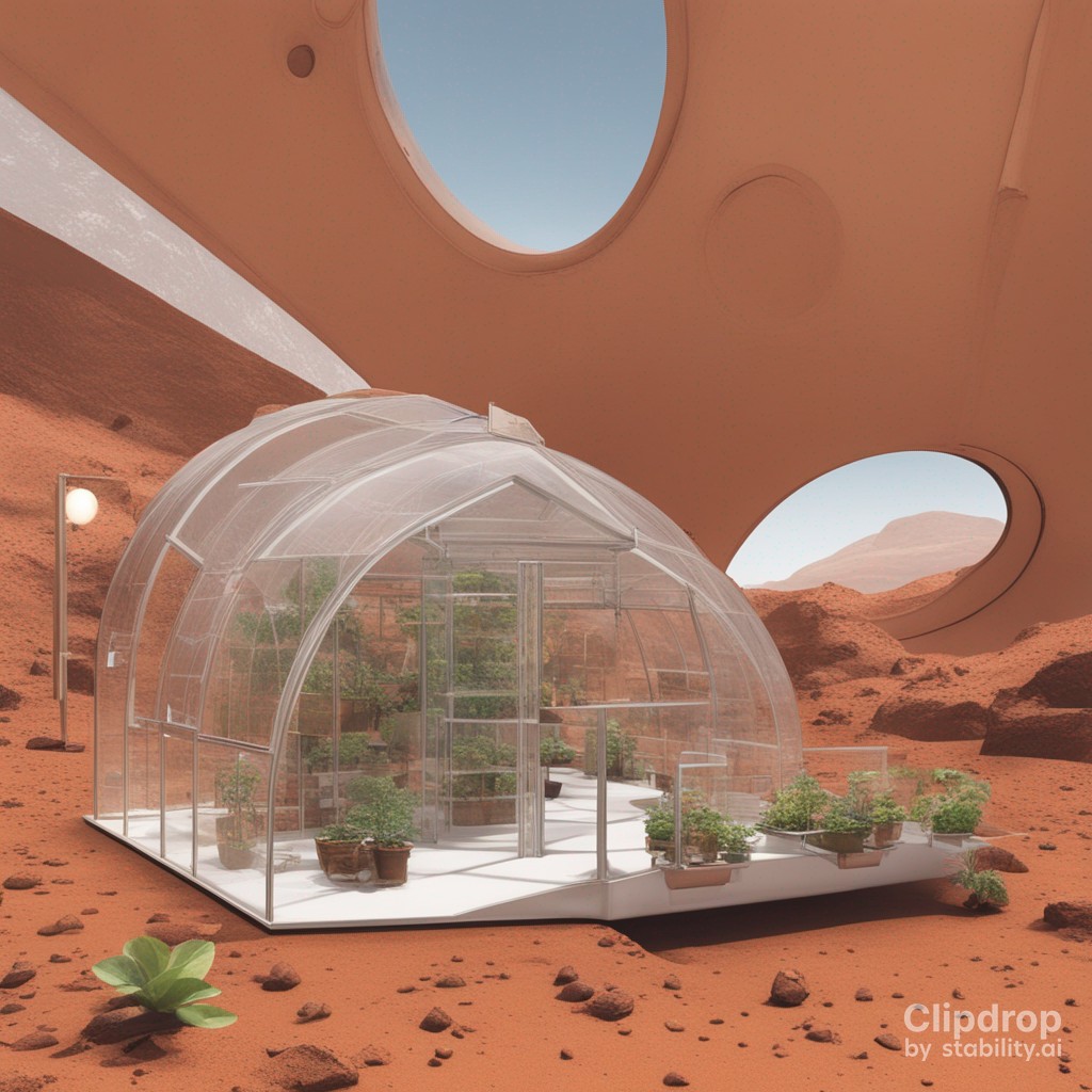 new stable diffusion AI image generating tool – city on mars – greenhouse on mars – terraforming mars – mother earth and father heaven – world peace – linus torvalds on mars